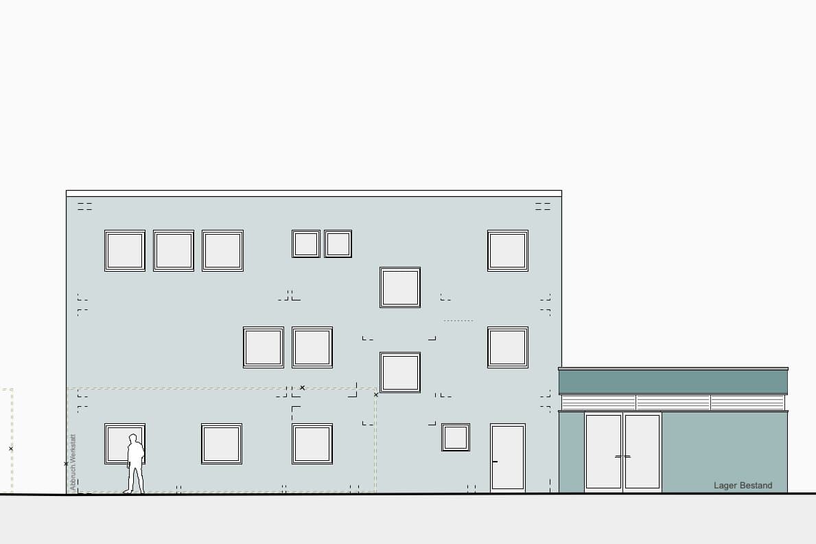 Neubau eines Dienstgebäudes für die
DB Netz AG, Bild 1