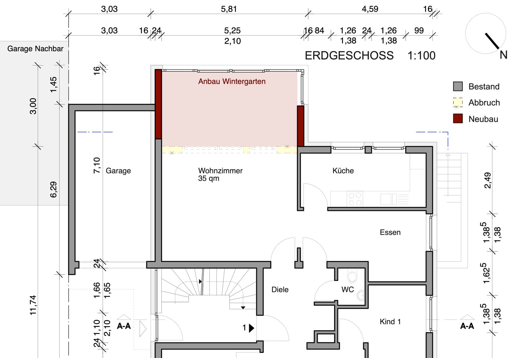 Anbau und Dachaufstockung in Troisdorf, Bild 3